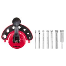 Diamantbohrer 4-12 Mm Mit Führung, 8er-set