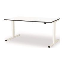 Mauser - Levier De Bureau H650-1250xl1600xp800mm Blanc Signal.ral9003/blanc Électr.