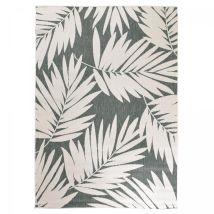 Dezenco - Tapis Extérieur, Kilim Reversible Lyn2 P Reversible 160x230 Vert Et Beige