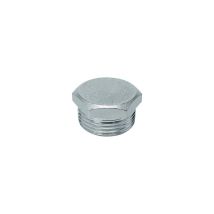 Gebo – Tapón de latón cromado 290 – Apto para agua potable – Aleación de cobre DIN EN 12164