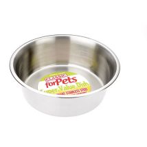 Classic – Stainless Steel Cat Bowl – 250 mm Diameter – 2.8 Litre Capacity – Durable and Easy to Clean
