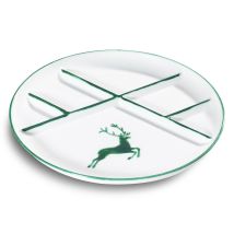 Gmundner Ceramics Green Stag, Plato Para Fondue