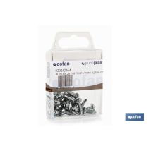 Testa Cilindrica Autoforante 48x45mm Zinco (blister 4 Unità)
