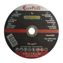 Disque De Coupe Abratools 178x1.6x22 Acier Inoxydable Extra Fin