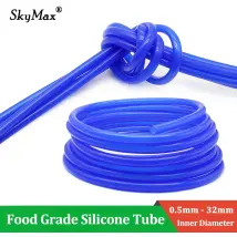 Tuyau Flexible En Silicone Alimentaire Bleu (1 À 10 M) Pour Boissons Gazeuses, Raccord D'Eau Et Plomberie (diamètre Intérieur 10 Mm X Diamètre 