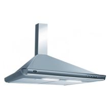 AKPO Dunstabzugshaube Schornstein 50cm Edelstahl Energieklasse D 3 Geschwindigkeiten 207m³/h 59dB