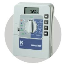 K Rain - Programmatore Di Irrigazione Rps46 4 Zone Interno K-rain Irrigazione Automatica Per Giardino Timer Di Irrigazione Elettrico