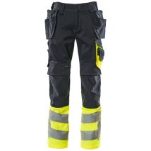 Mascot - Hose Mit Hängetaschen 17531-860-01017 Gr. 82c58 Schwarzblau/hi-vis Gelb