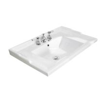 Old London - Edwardian 600mm Basin With 3 Tap Holes - Nlv033