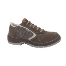Zapato de seguridad Cauro S1P gris 39 – Puntera plástica – Suela antideslizante – Tecnología PANTER Oxígeno