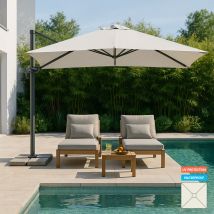 Ombrellone Giardino 3x3 Braccio Alluminio Quadrato Paradise