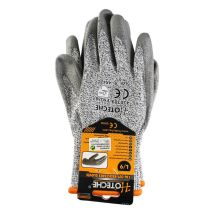 Hoteche - Guantes Polietileno Talla 8 Par , Guantes De Polietileno Talla 8 Resistentes Al Corte Tejido A Máquina Con Tejido De Fibra De Vidrio Alto 