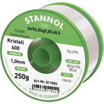 Stannol Kristall 600 Estaño Para Soldar Plata 250 G