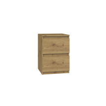 Topeshop – Comodino Malwa M2 in Rovere Artisan – 30x30x40 cm – 1 cassetto – Design minimalista