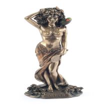 Signes Grimalt - Figura Bronce Figuras Oshun --- Bronce Dorado 7x10x24cm 16887