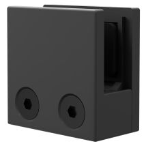 Colore – 8mm/10mm Matt Black Shower Screen Support Bracket – Durable Brass – Modern Design – Compatible with 8mm & 10mm Glass