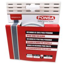 Cinta para persiana enrollable 22 mm – 5 m – Gris