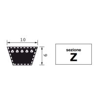 Keilriemen Z52 1342mm für Traktor - Antriebsriemen für Rasenmäher, Wasserpumpe, Klimaanlage, Ölpumpe