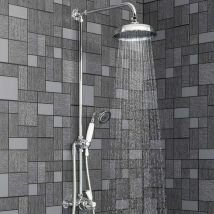 Mira – Realm Diverter Mixer Shower – Traditional Chrome – Thermostatic Control – 15 L/min Flow Rate – 5-Year Guarantee