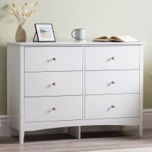 Ilsington White 6 Drawer Chest Of Drawers