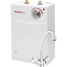 Thermoflow - Boiler Warmwasserspeicher 5 L Untertisch Niederdruck 2kw + Armatur