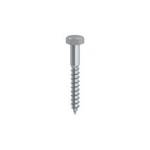 50 X Tirafondo Te 8x200mm Zincato