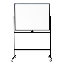 Vivol - Fahrbares Whiteboard 'color' - Schwarz - 90 X 120 Cm - Doppelseitig & Magnetisch