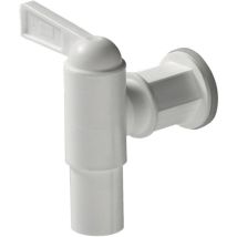 Graf – Grifo de flujo de plástico blanco 19.05 mm (¾ pulgadas) – Conexión roscada – Sistema de recolección de agua de lluvia