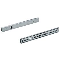 Hettich – Kugelpräzisionsteilauszug KA 270/400 mm – 2 Stück – 12 kg – Stahl – Silber