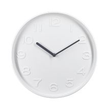 7house - Reloj De Pared Alba Blanco Ø25cm