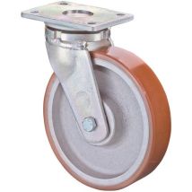 BS Rollen – Lenkrolle 150mm – Tragfähigkeit 800kg – Gusseisen – abriebfest – für Werkstätten und Lagerhäuser