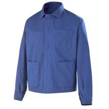 CEPOVETT Arbeitsjacke aus Baumwolle Blau XL – 1 Brusttasche – 2 Seitentaschen – 1 Innentasche – Knopfverschluss