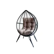 Poltrona Da Esterno Eurogarden "honey" Grigio 96x70x148 Cm