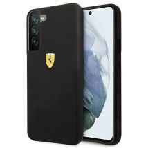 Estuche Rígido Ferrari Fessihcs22sbk S22 S901 Negro/negro On Track Silicone