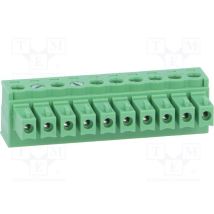 Connettore C.stampato Femmina 10 Contatti Raster 3,81mm 15edgkk3,81-10p