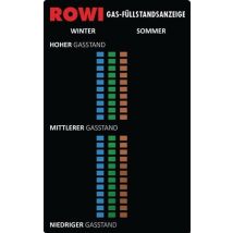 Rowi - Füllstandanzeiger Gasflasche Magnetisch Camping Gas