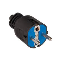 Schwarz Gummi-karte 16a 250v T/tl Ip44 4,8mm 706c Solera