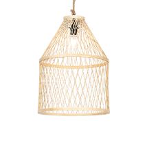 Rustic Outdoor Pendant Light Rattan 40x55 Cm - Calamus