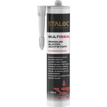 Staloc - Multiseal Silikon Jasmin - Hocheffektive Nicht Korrosive Silikondichtmasse Für Innen- Und Außen, 300ml Dichtstoff Kartusche