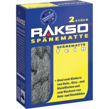 Esteras de lana de acero fina y gruesa – Limpieza de madera, piedra, vidrio y metal – RAKSO