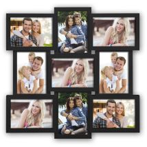 Zep Xb14b Santander Multipla Per 9 Foto, In Resina, 13 X 18 Cm, Colore: Nero