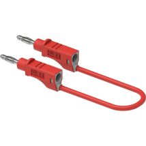 Electro Pjp 2111-cd1-50r Cavo Di Misura Spina A Banana 4 Mm 50 Cm Rosso 1 Pz.