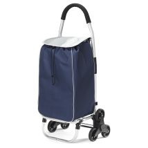 Passeggino Market 6 Ruote 46l Blu/grigio - Easypouss Trio - Kitchen Chef