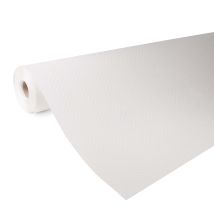 Vorgestrichen Glasfaservliestapete Fischgrät Weiss 25mx1m (165g/m2) - Fresco