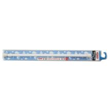 Barra de ducha extensible de aluminio blanca 140-260 cm – Diámetro 22 mm – EPID