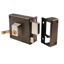 Cvl - Cerradura Sopbreponer Hierro Esmaltado 1125a Izquierda
