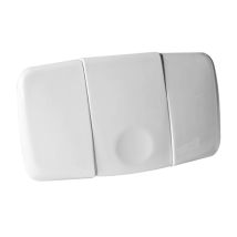 Placca 1 Tasto Meccanica Bianca Co.e.s.compagnia Edil Sanitari