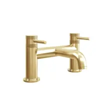 Merano - Core Brushed Brass Modern Round Style Bath Filler Bathroom Tap