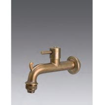 Bel-Fer Rubinetto in Ottone per Fontane da Giardino – 16 cm – Filetto 3 cm – 100% Made in Italy