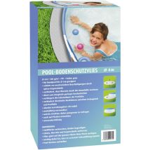 Premium Garden Bodenschutzvlies für Pools – hellgrau – 140 g/m² – UV-beständig – wasserdurchlässig – mehrjährig verwendbar